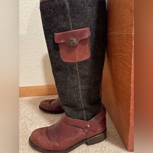 ✨Just Mrk’d Down- STETSON Wool Shaft Leather Boots w/Leather Sole. Sz 7